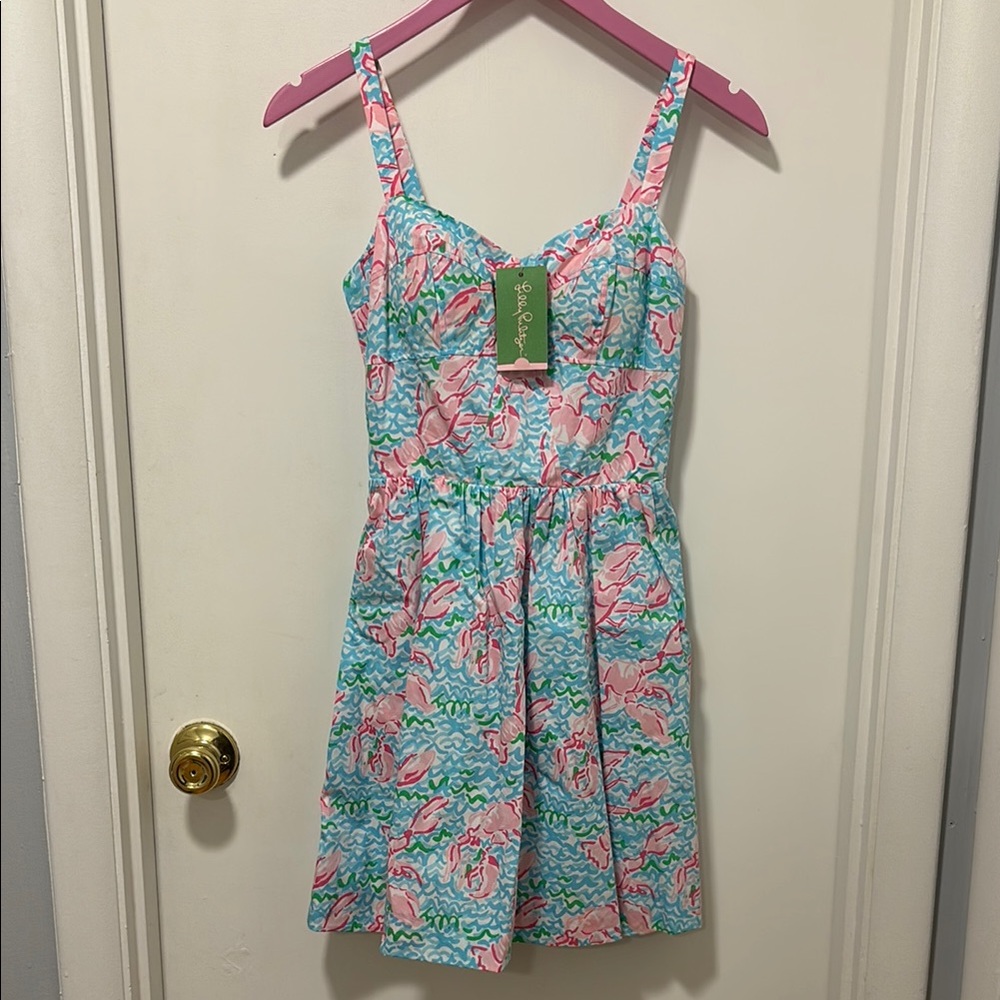 Lilly Pulitzer Lobstah Roll Ardleigh Dress NWT